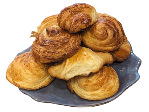 a picture of croissants